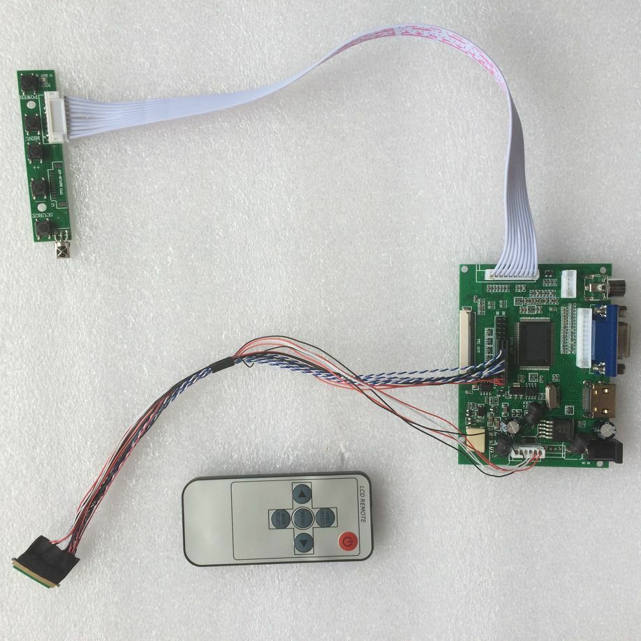 HDMI VGA 2AV LCD LED Controller Board kit for LP156WH2 1366X768 Panel Screen 