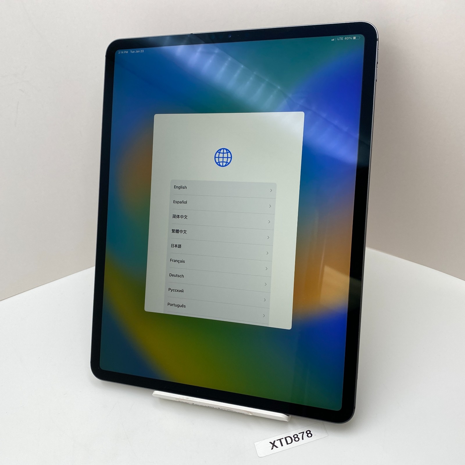 Apple iPad Pro 12.9" 3rd Gen. 256GB, Space Gray - Wi-Fi A1876 -Very Good Cond.