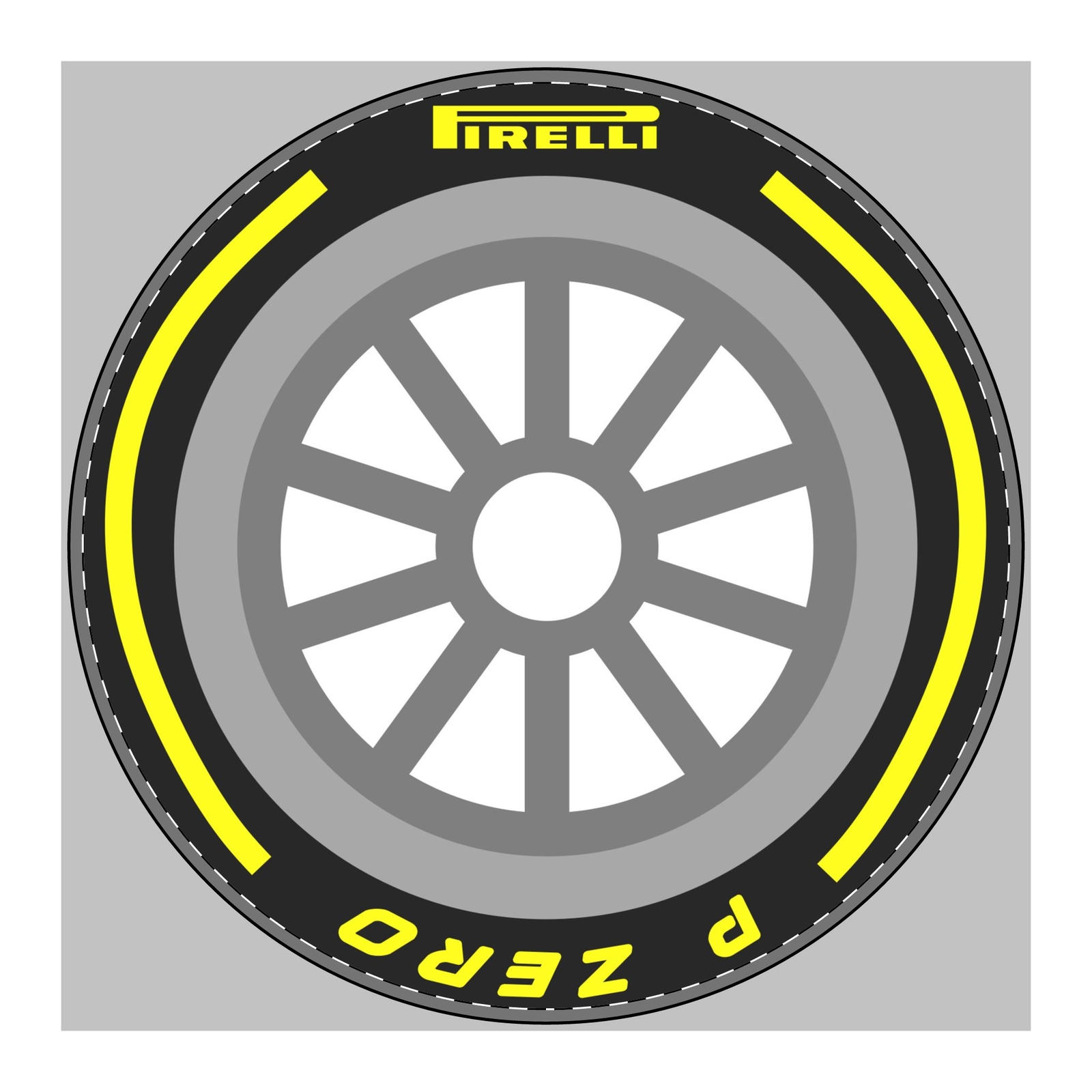 Leather F1 Pirelli Medium Mouse Mat
