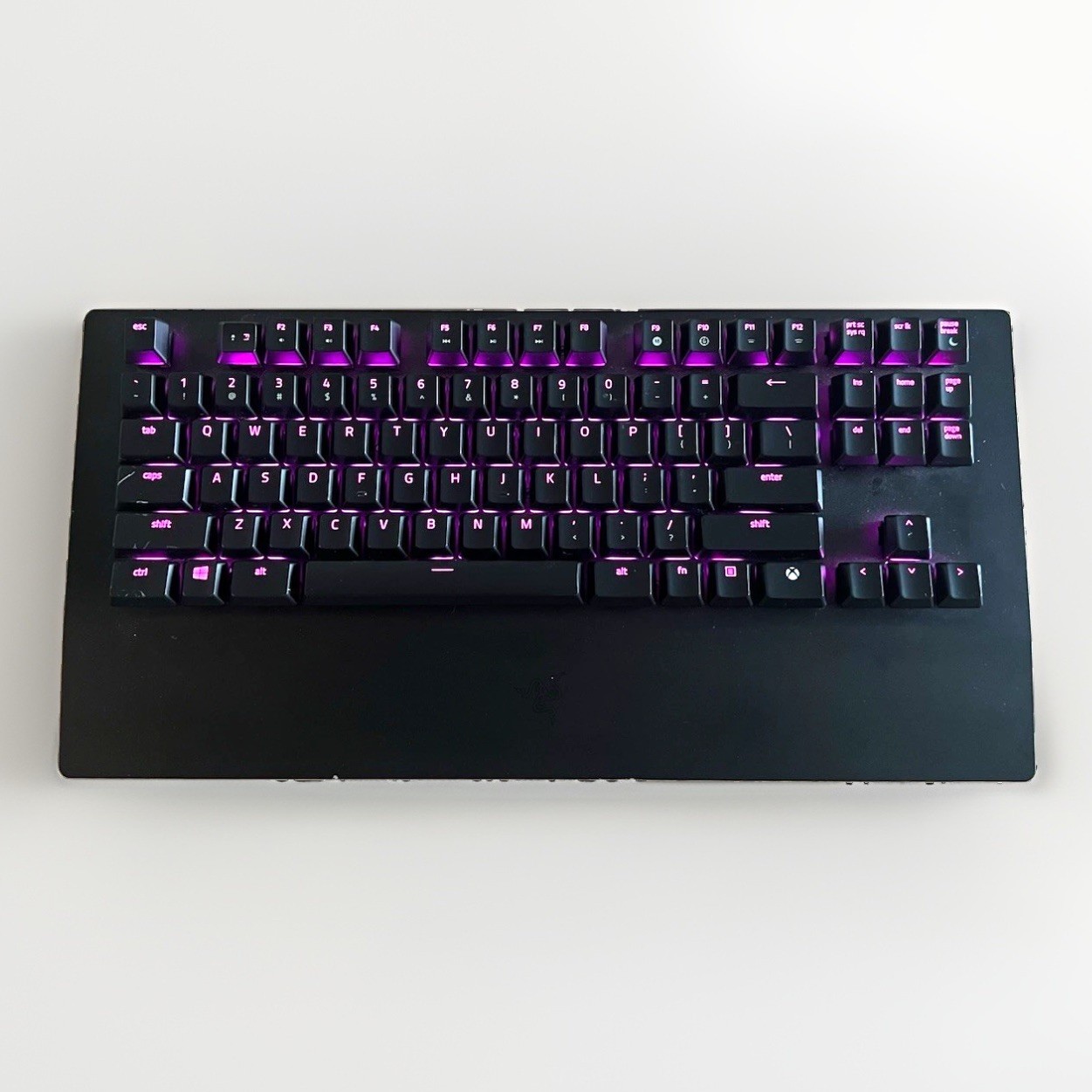 Razer Turret for Xbox One Wireless Keyboard USB-C Illuminated Black No Cord