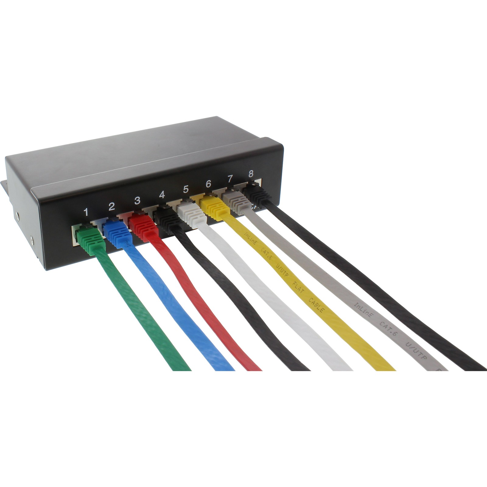 InLine Lan Slim U/UTP Cat.6 Grey 10m 10m Rj-45 Copper Wire Patch Cable 71600