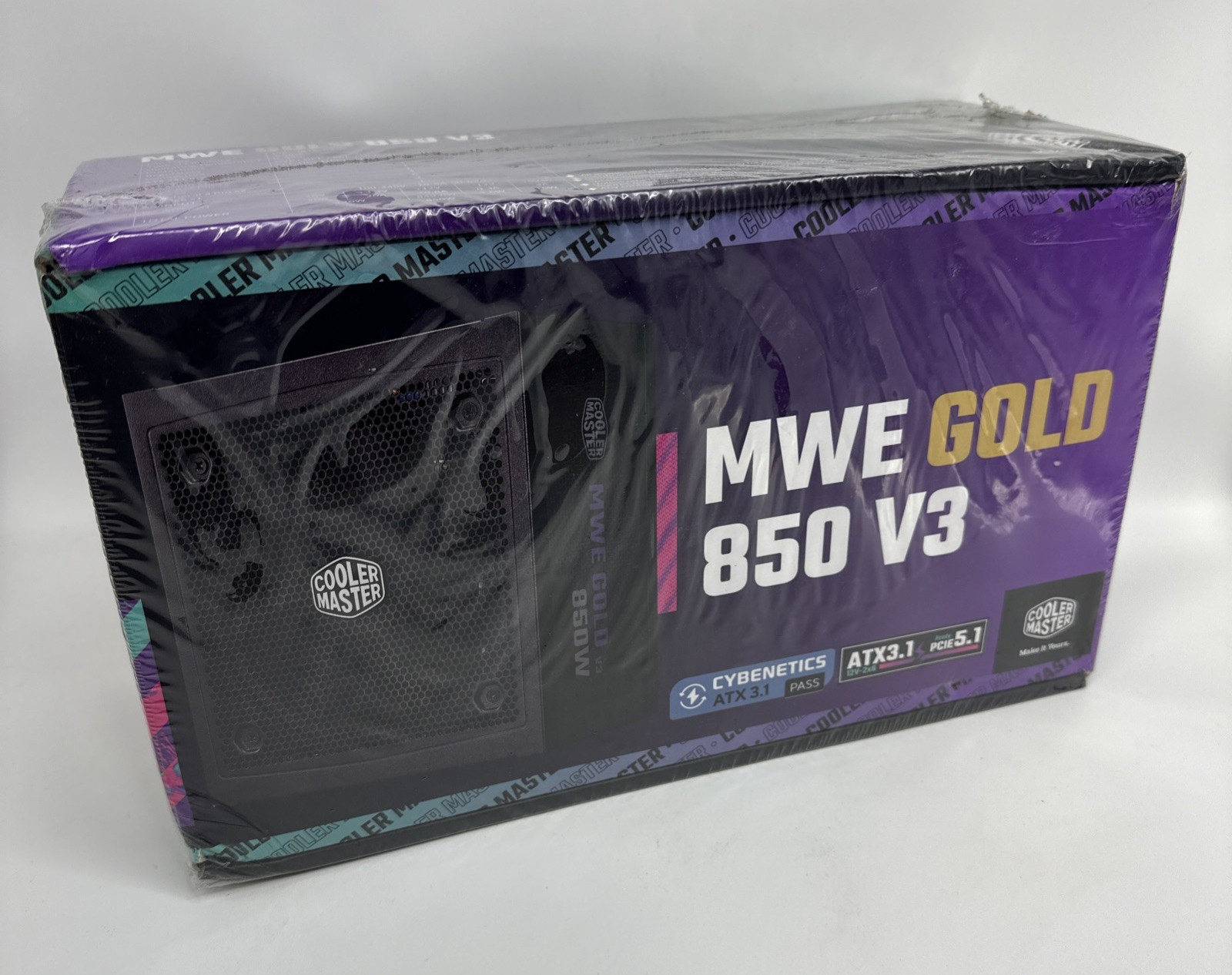 CoolerMaster MWE Gold 850 V3 80+ Gold Modular ATX Power Supply, Black 850W