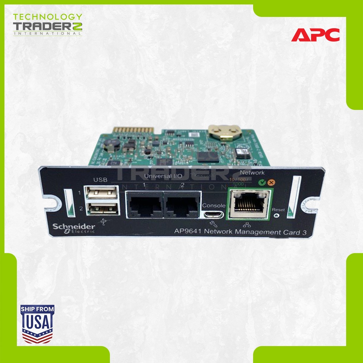 AP9641 APC Schneider Electric UPS Network Management Card 3 640-2427A-Z 0M-85991
