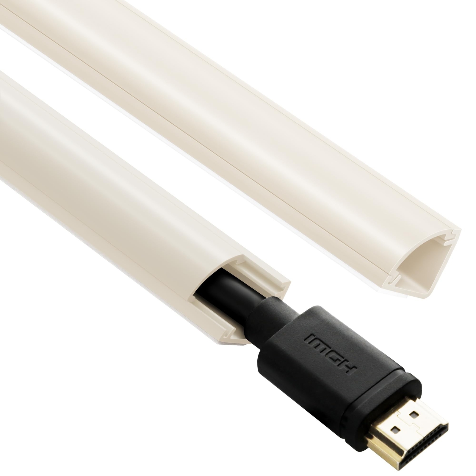 136in Corner Cable Concealer, Corner Cord Hider for One Cord, Wire Covers for...
