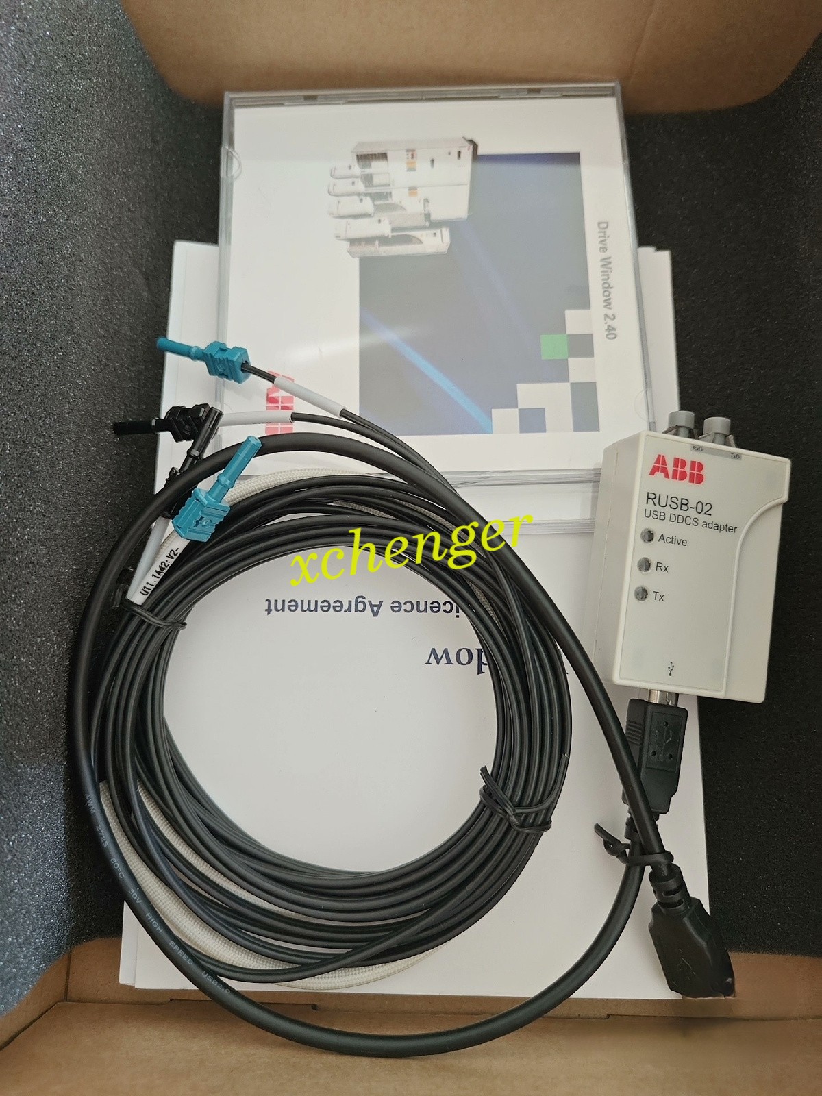 1PCS ABB RUSB-02 3AUA0000040000 USB DDCS Adapter new via FedEx or DHL