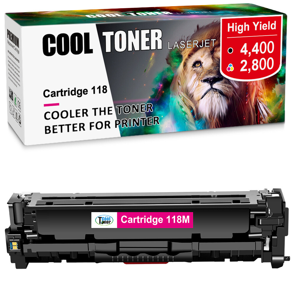 Toner Cartridges for Canon 118 Color ImageCLASS MF8580CDW MF8380CDW MF726CDW