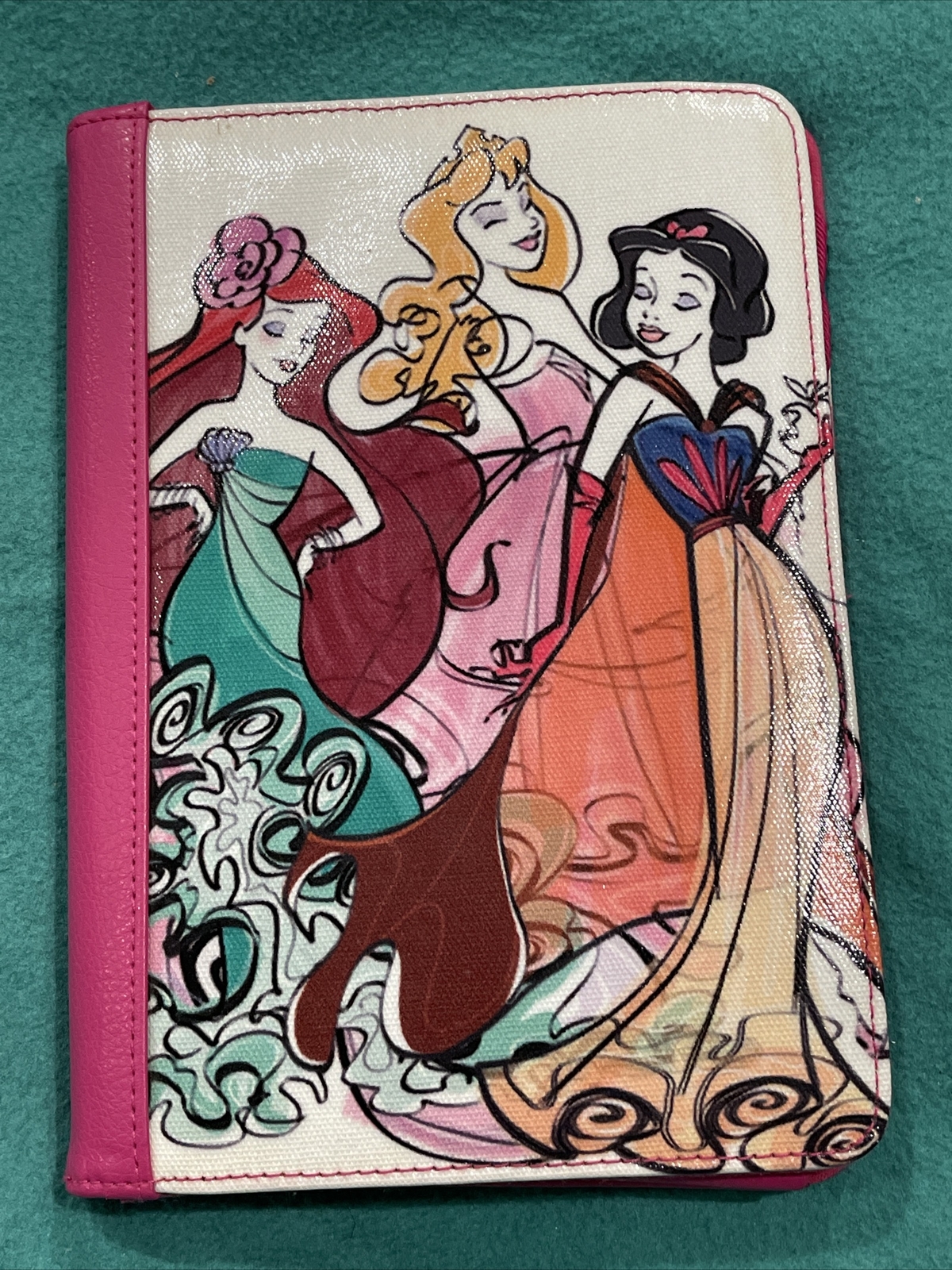Disney Parks 3 Princess Ariel Aurora Snow Electronic Reader Case