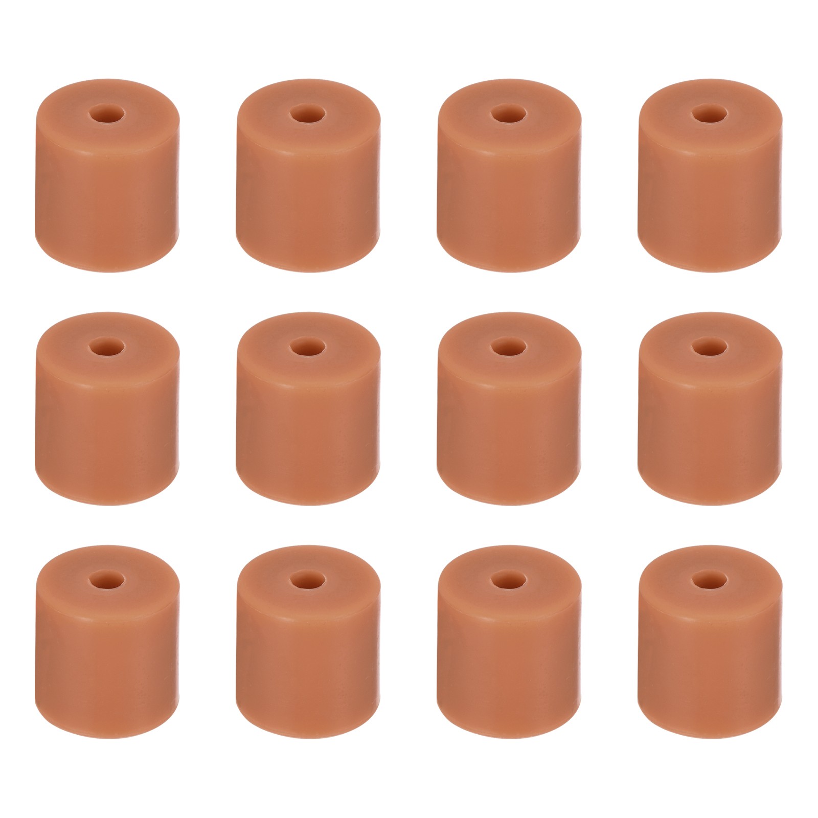 12Pcs Silicone Bed Mounts Leveling Column Silicone Buffer 16mm Brown