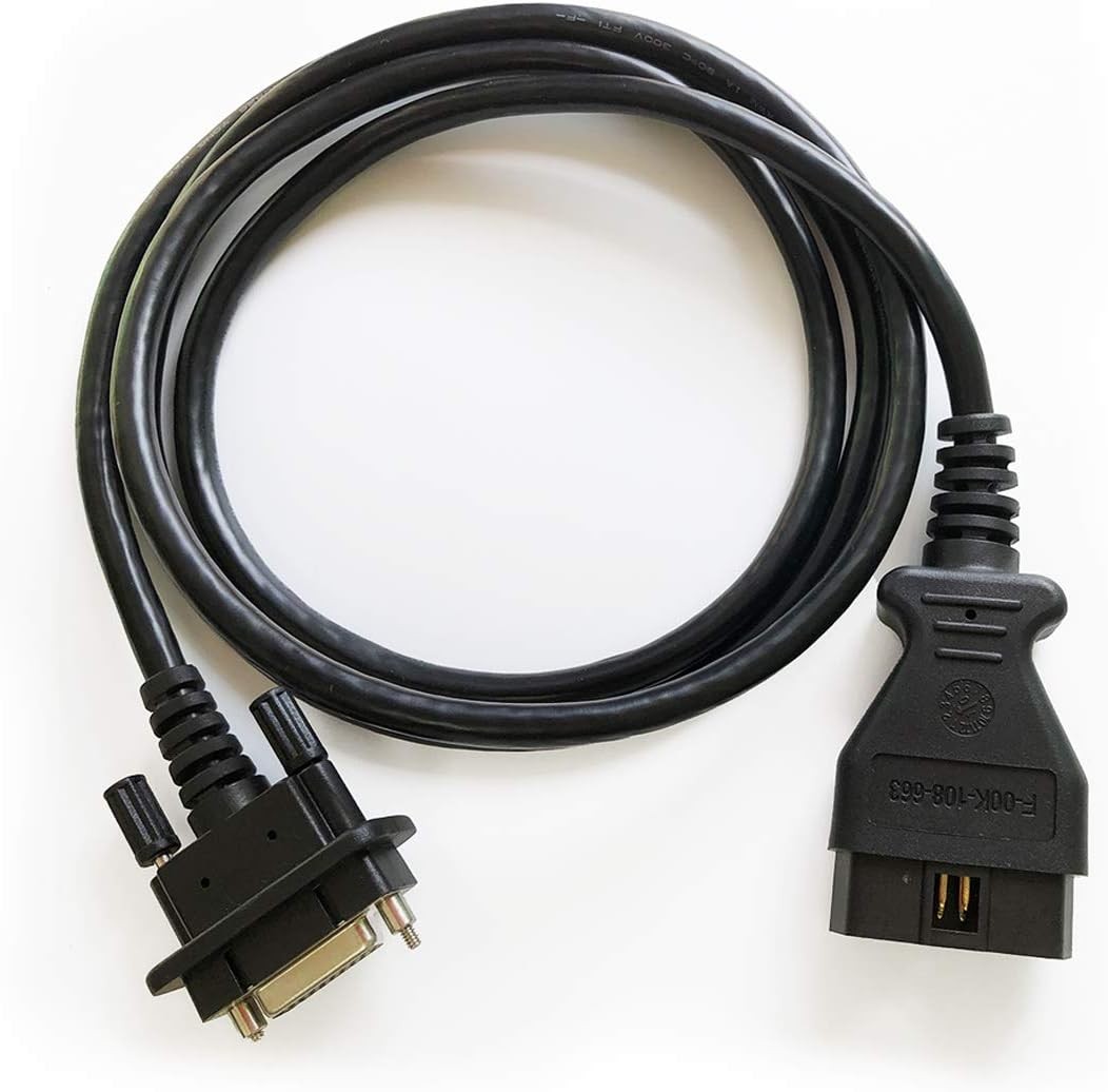 OBD2 Diagnostic Cable for Ford VCMII VCM2 Scanner F-00K-108-663 Replacement