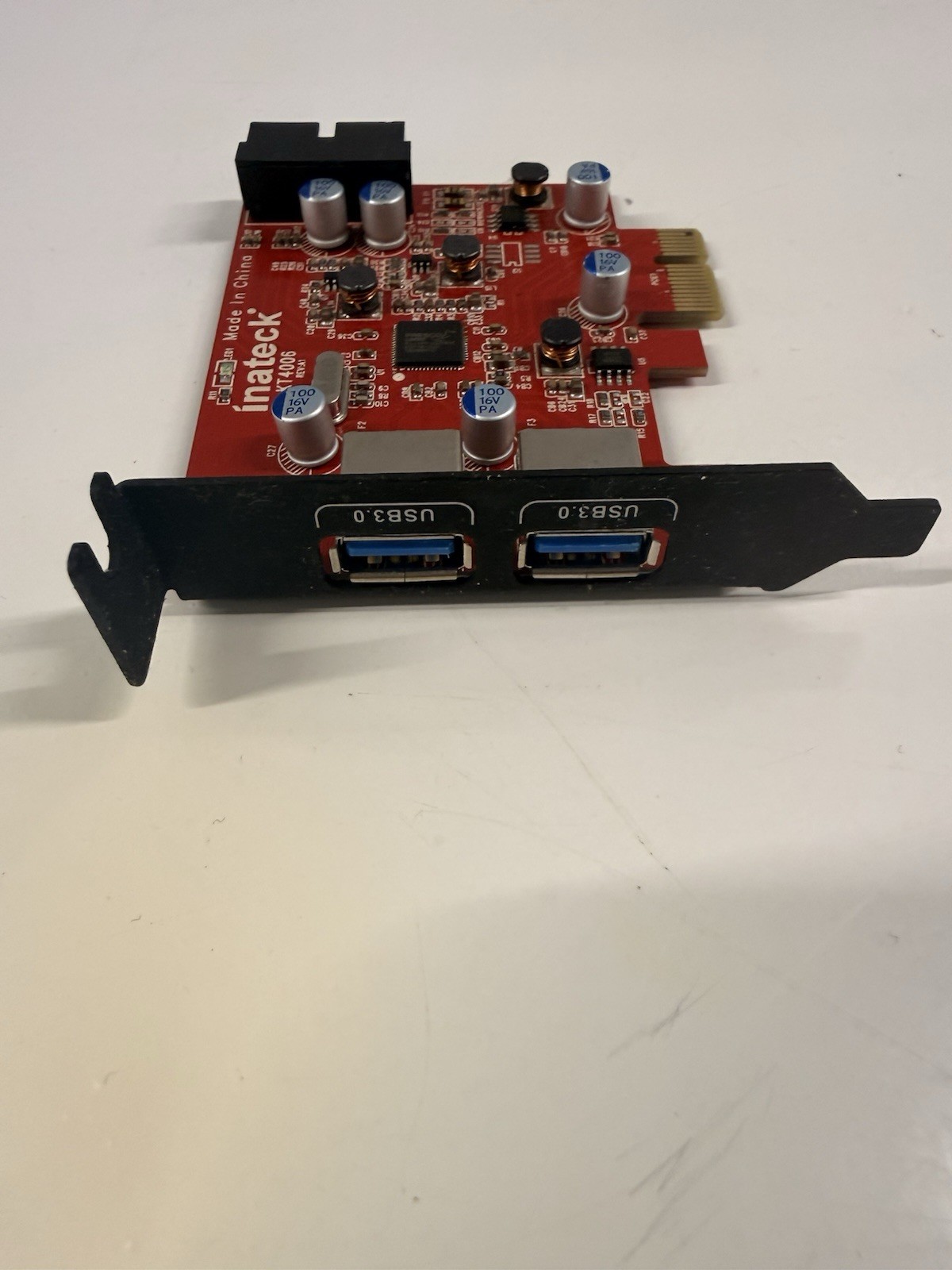 Inateck KT4006 PCIe USB 3.0 Expansion Card 2-Port Desktop Adapter SATA Power