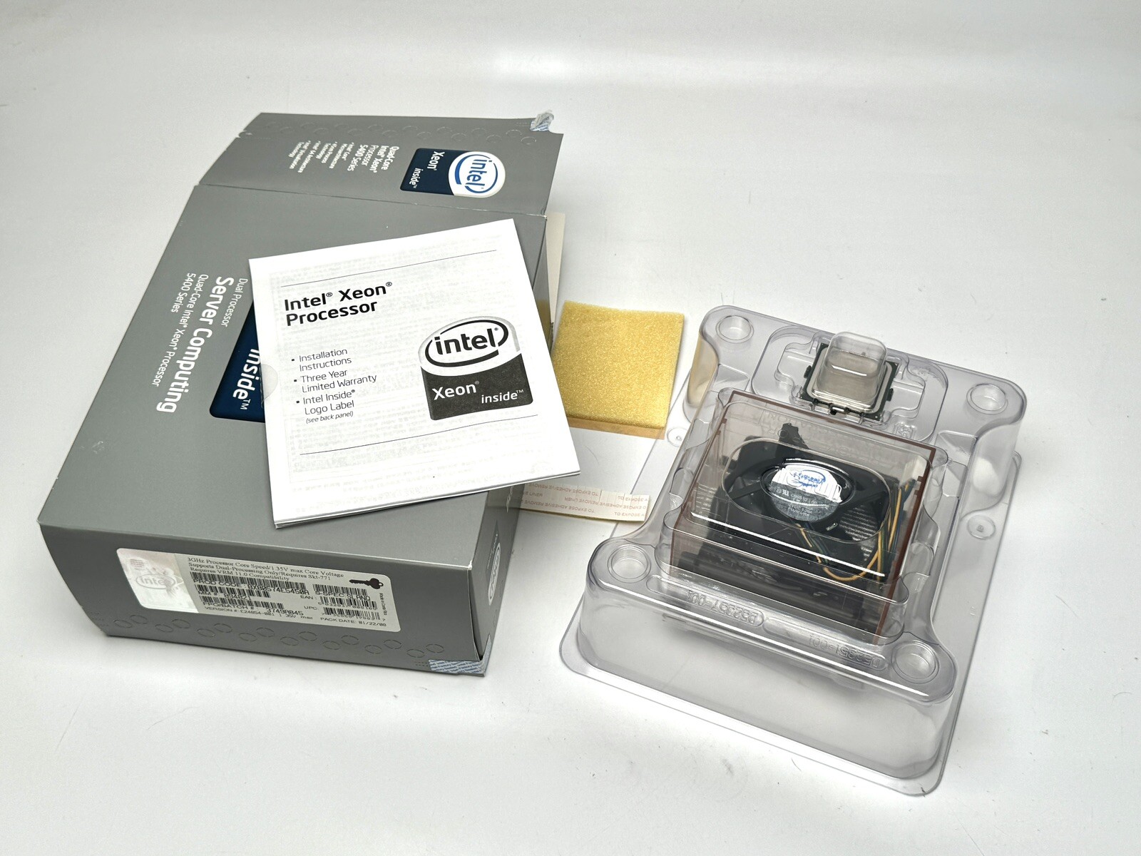 Intel Xeon Inside Quad-Core Server Processor 5400 series BNIB