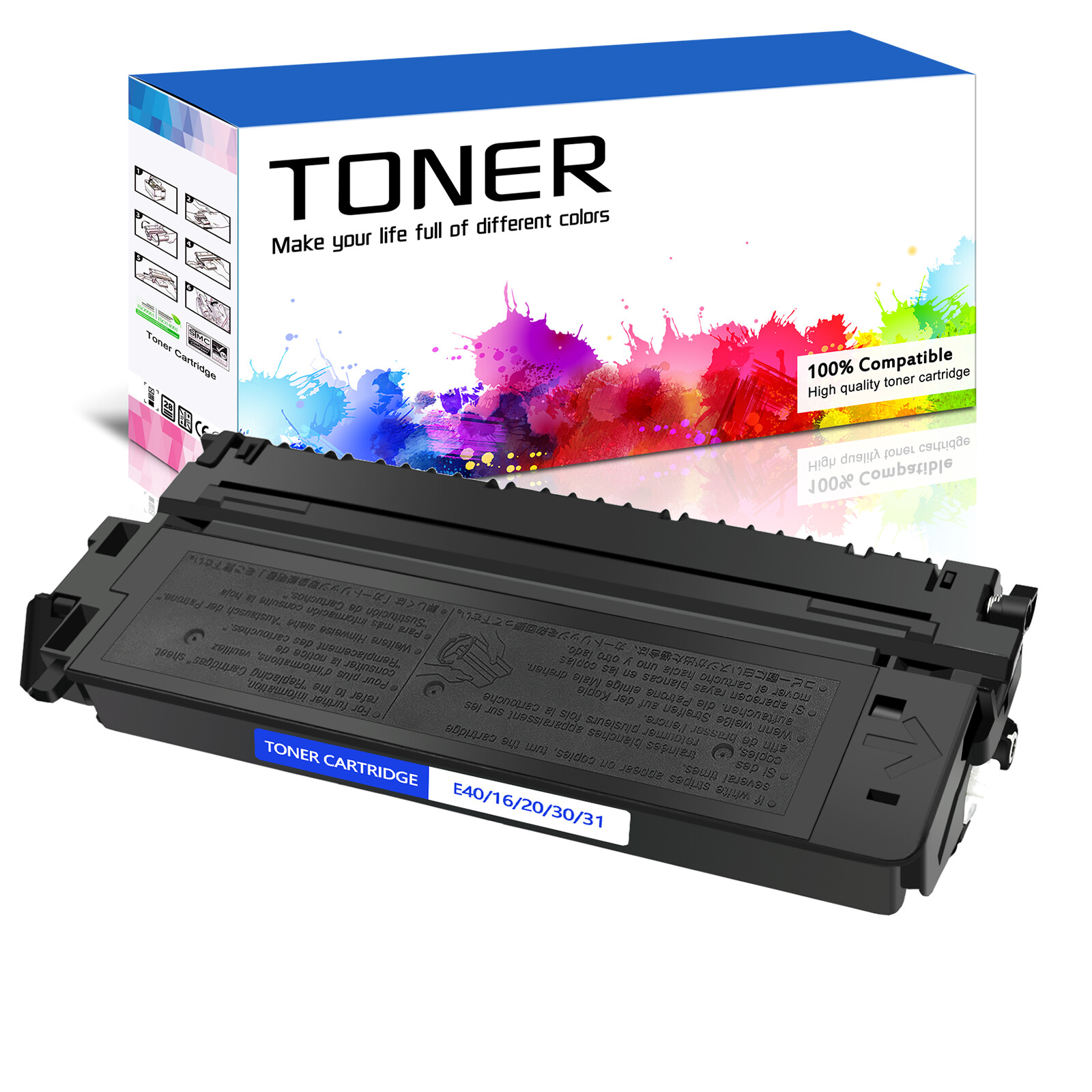 E40 Toner Cartridge For Canon PC425 PC428 PC430 PC530 PC550 PC785 PC790 PC795