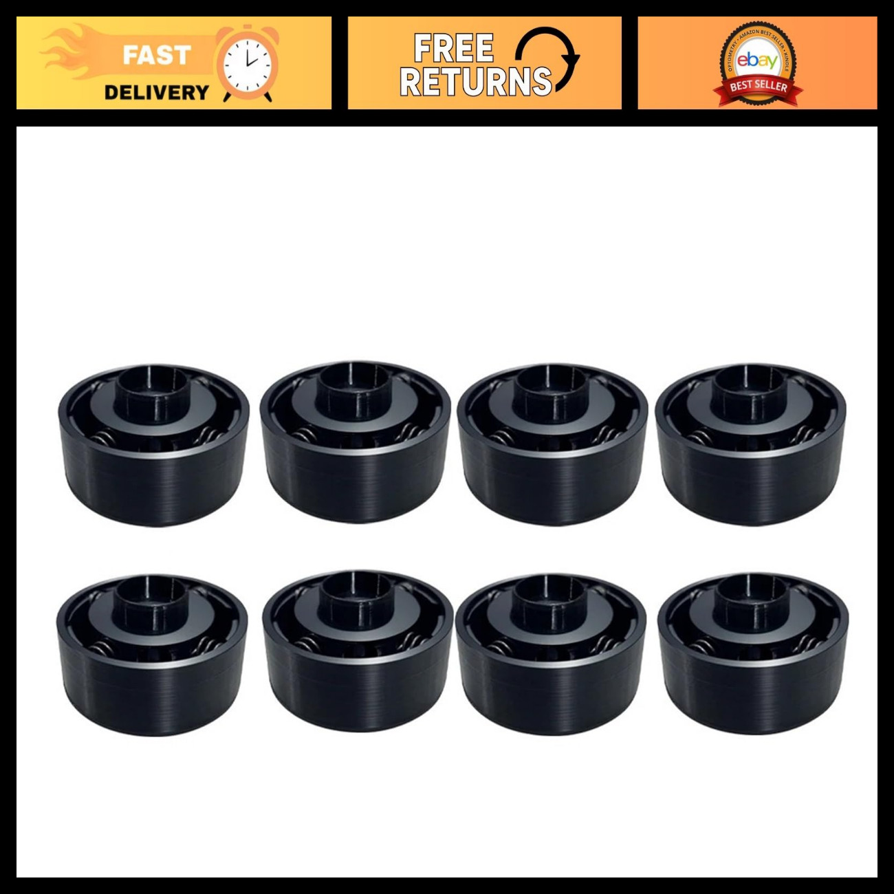 Upgrade Anti-Vibration Feet for 3D Printers - Quad-Spring Foot Pads (16 Pack)