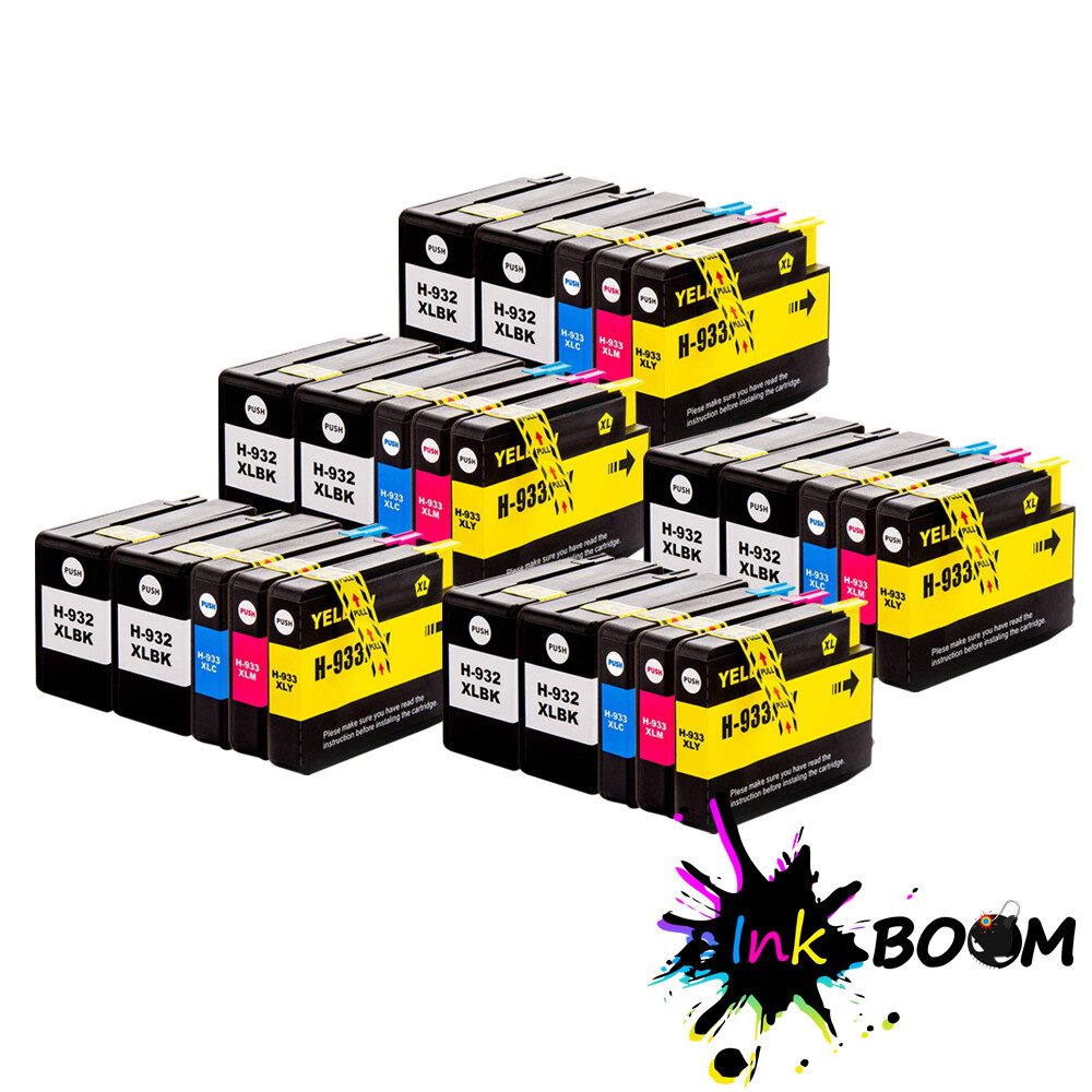 25 Ink Cartridge replace for HP 932XL 933XL OfficeJet 7612 6700 7110 6600