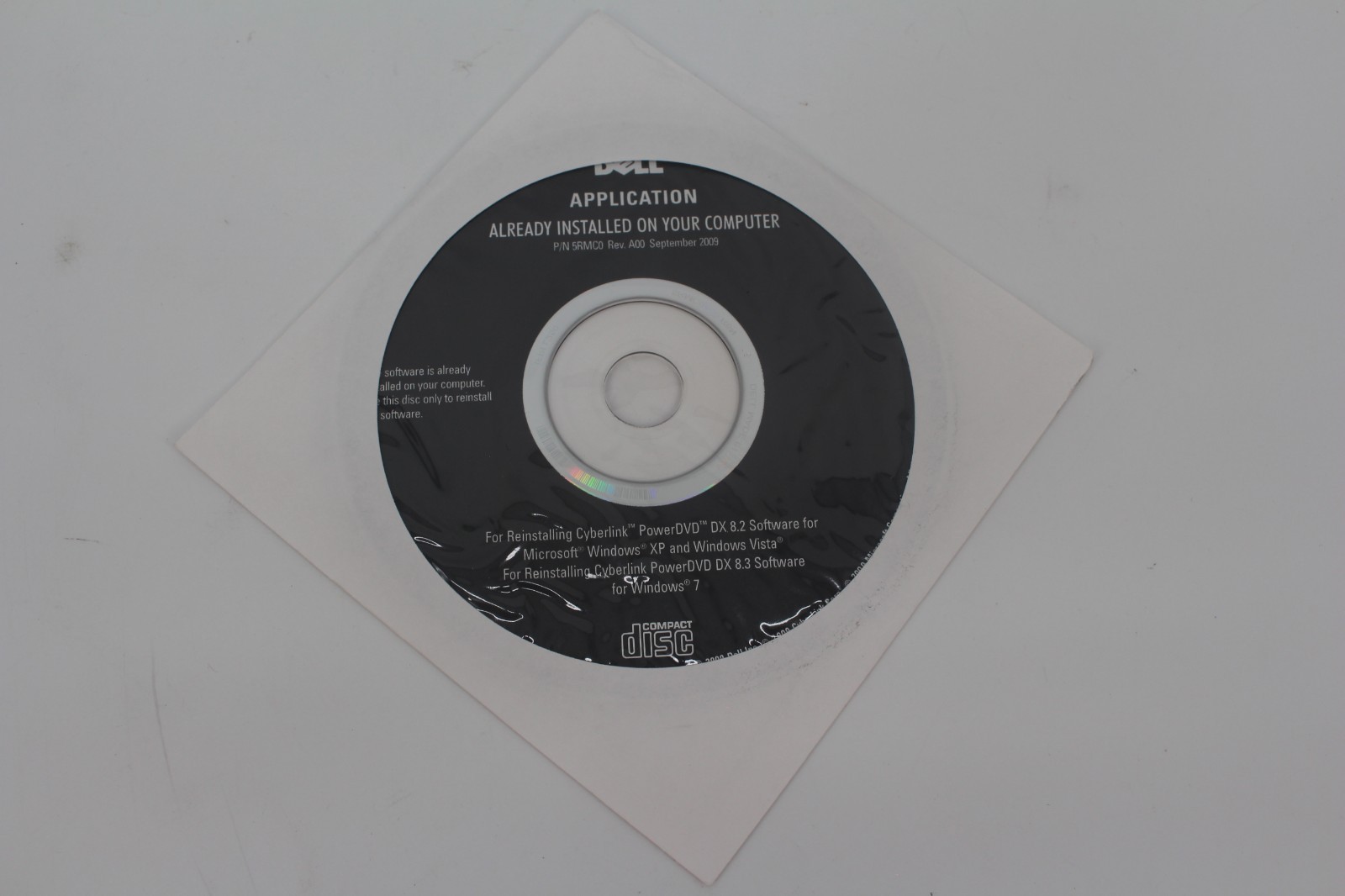 Dell Reinstalling Cyberlink PowerDVD DX 8.2 WinXP & DX 8.3 Windows #OP34RV