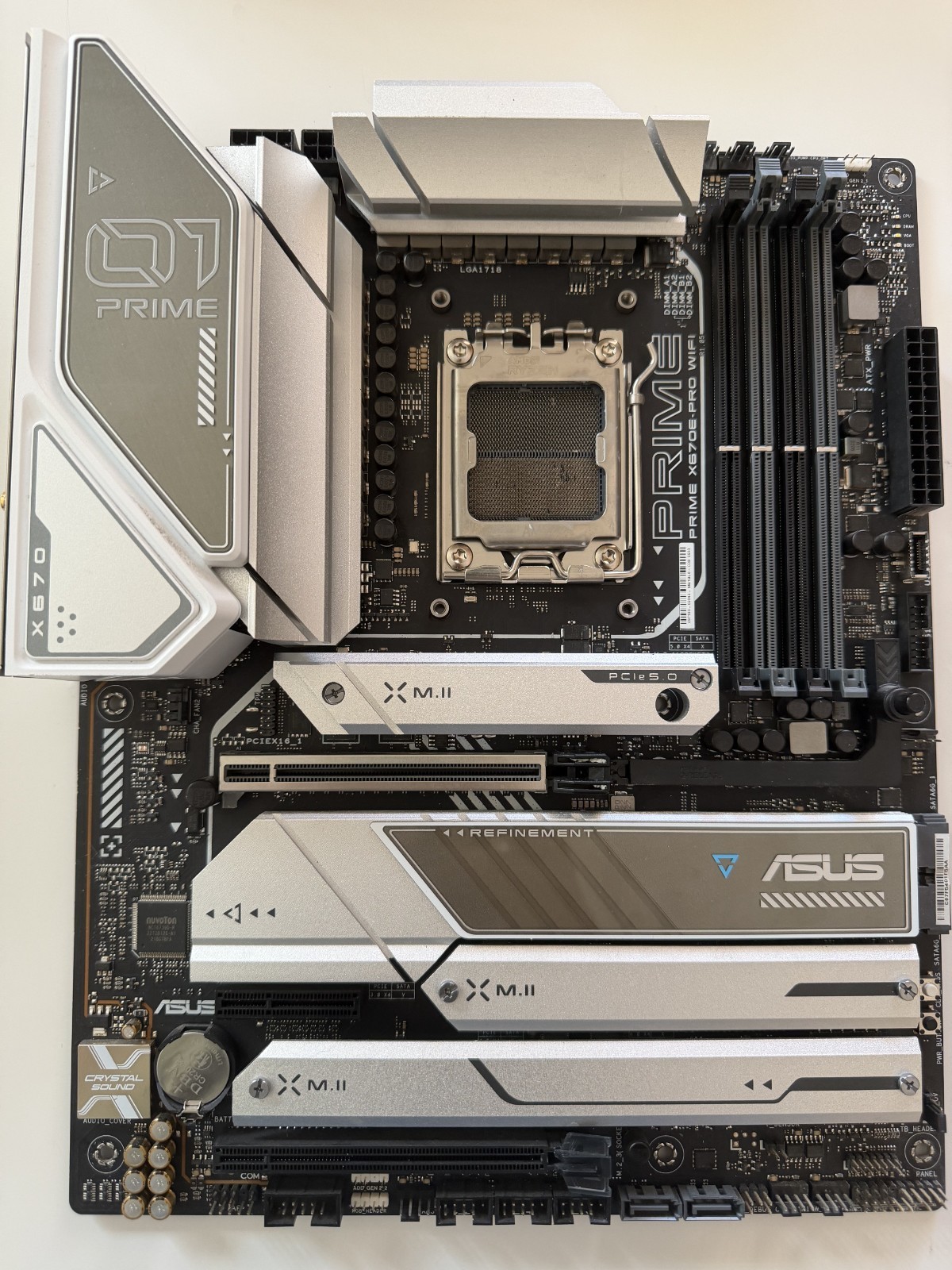 ASUS PRIME X670E-PRO WiFi AM5 ATX AMD Motherboard