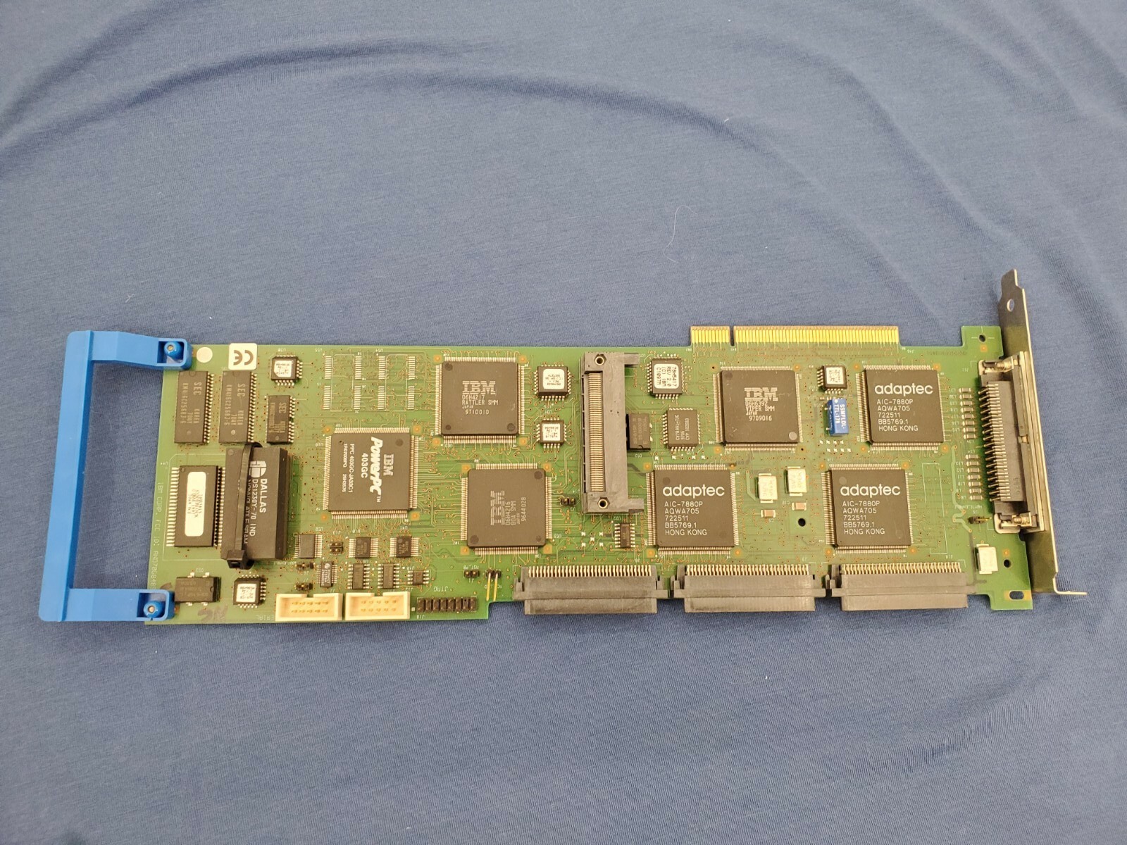 3CH PCI SCSI RAID Controller IBM FRU 76H6875 ServeRAID Working Pull 3 Channel