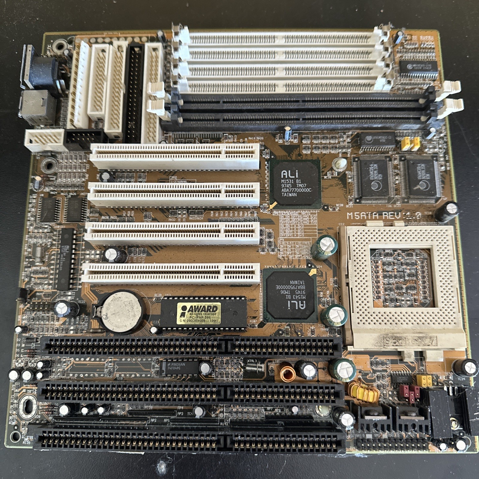 Untested - VINTAGE Biostar M5ATA Motherboard rev.1