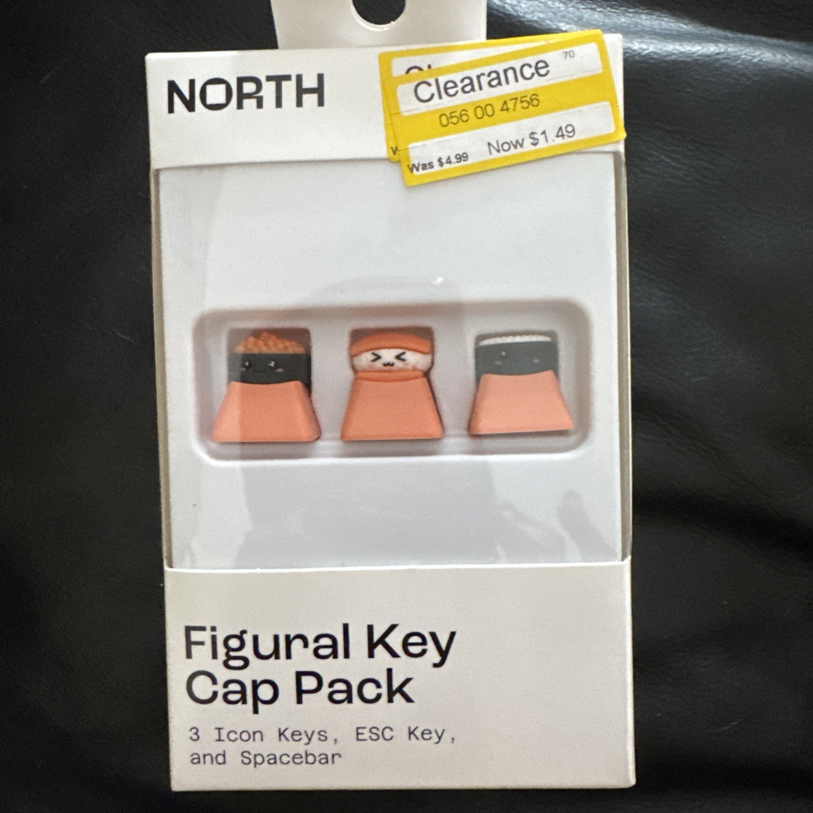 North Figural Key Cap 5 Pack-Keyboard Keycap-Orange Sushi-New