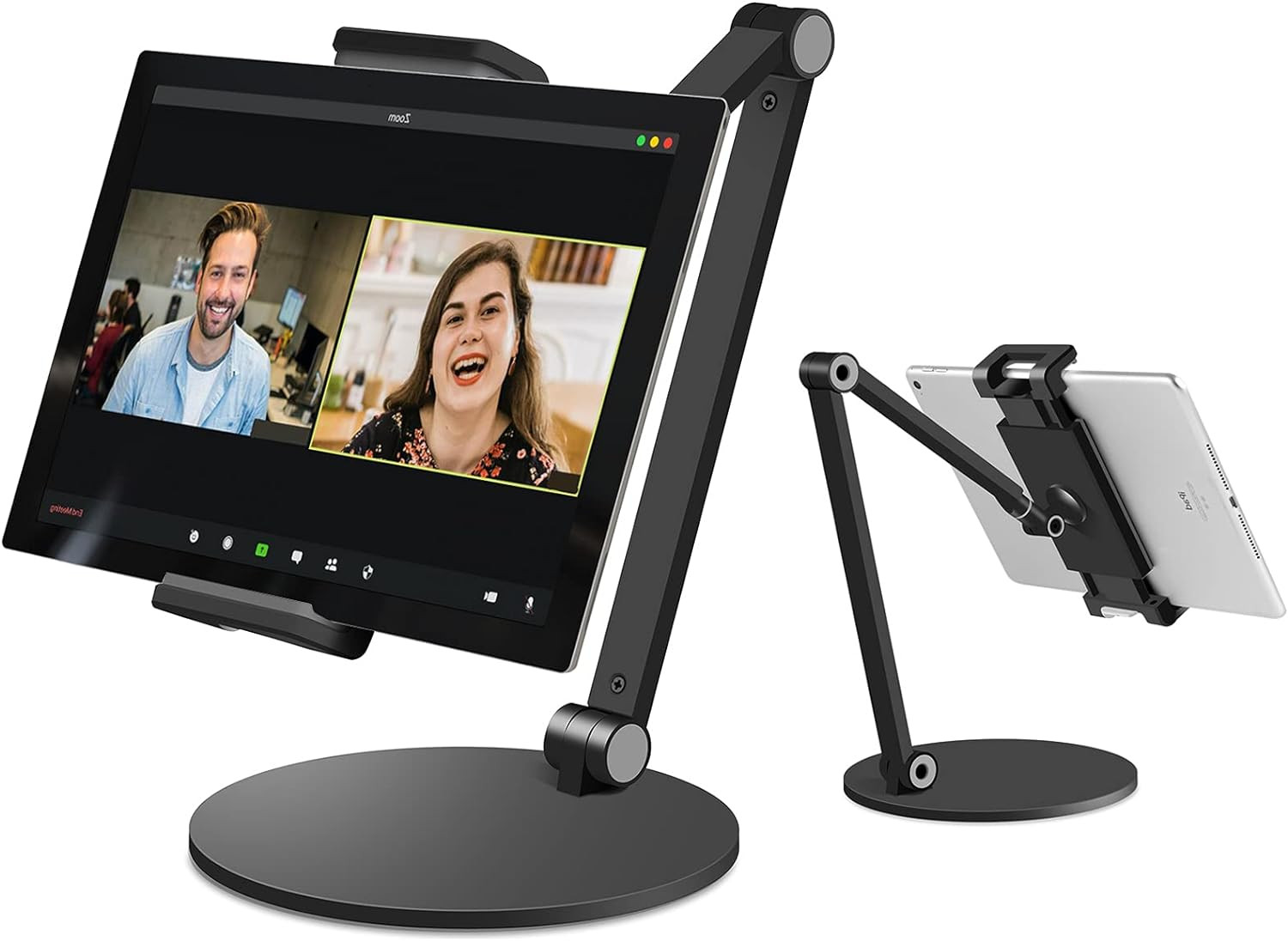 iPad Stand for Desk, Surface Pro Holder, Multi-Angle Adjustable Tablet Stand Hol