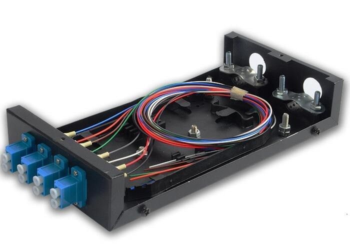 4 Port Fiber Optic Terminal box LC UPC with lc adapter and pigtail -9839