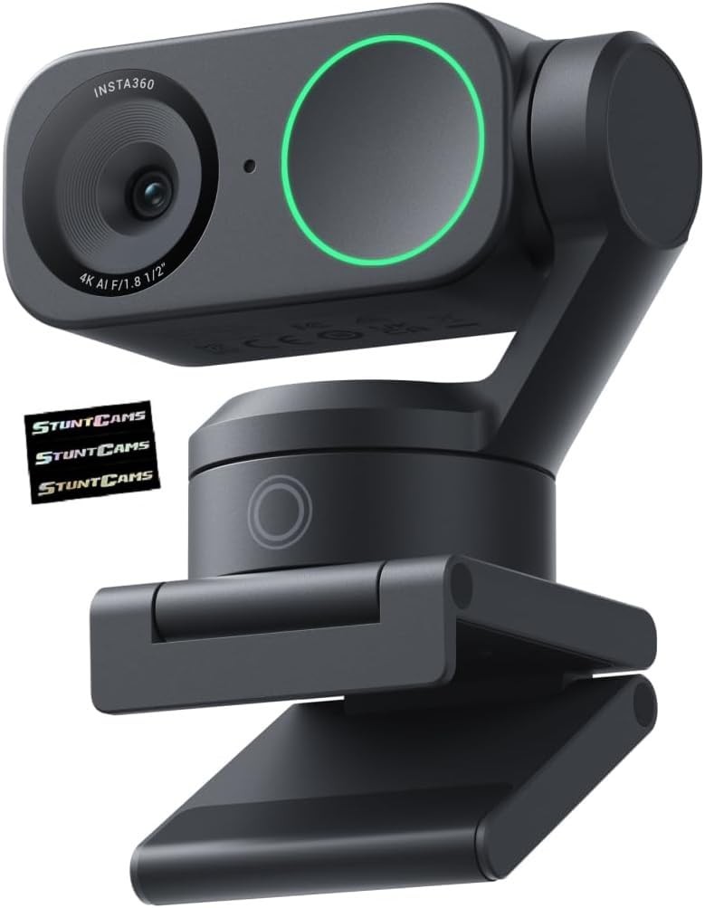 Insta360 Link 2 4K Ultra HD 2-Axis Gimbal AI-Powered Webcam