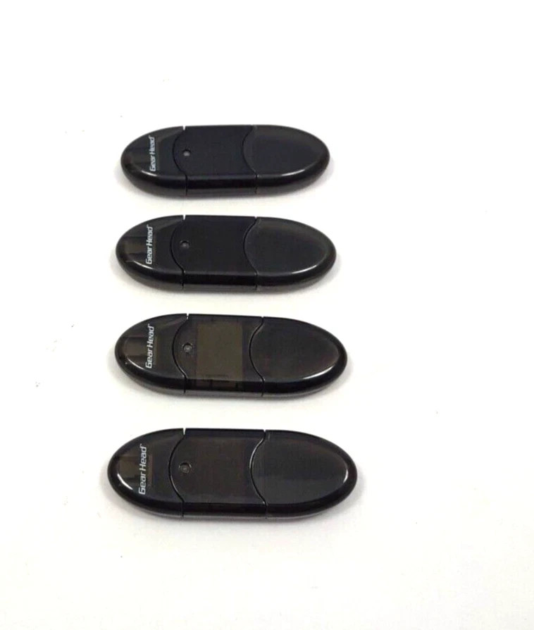 Lot of 4 Gear Head CR3800SDBLK Digital SD/SDHC USB 2.0 Card Reader QTY Lots