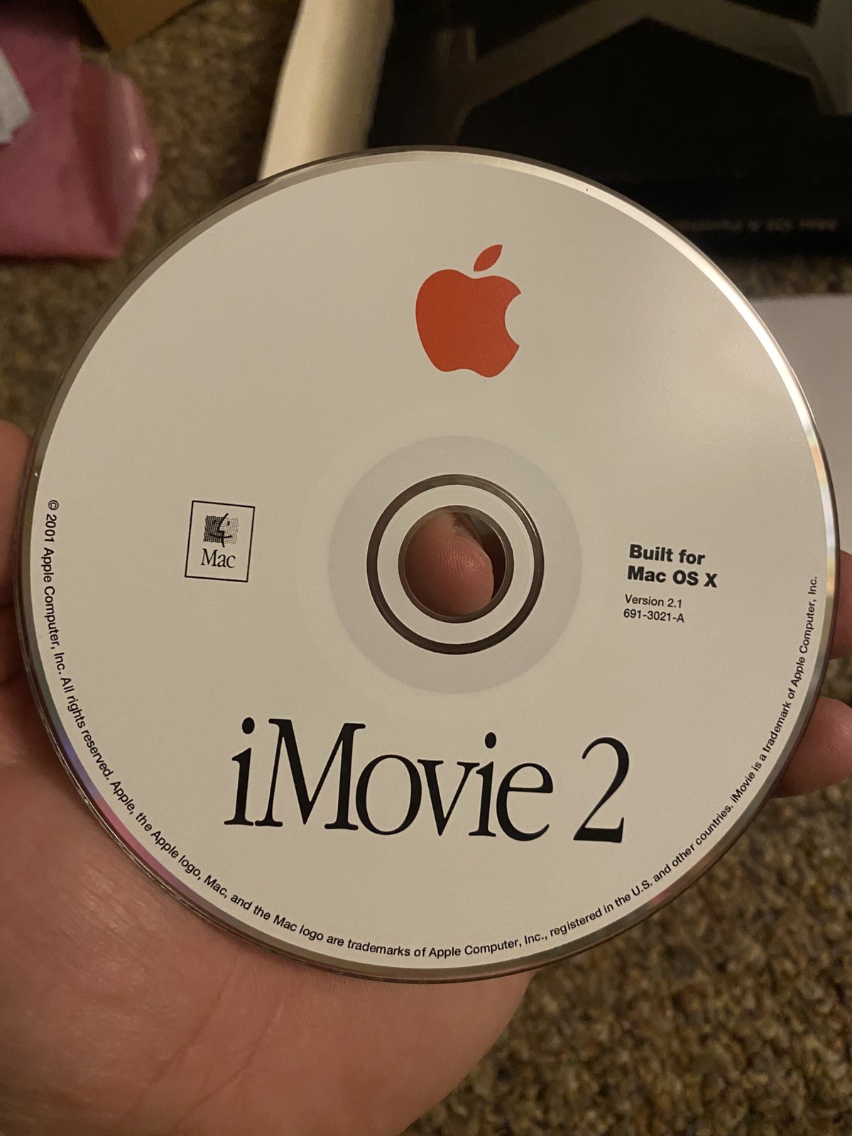 iMovie 2 for OS X (CD only) Version 2.1 691-3021-A