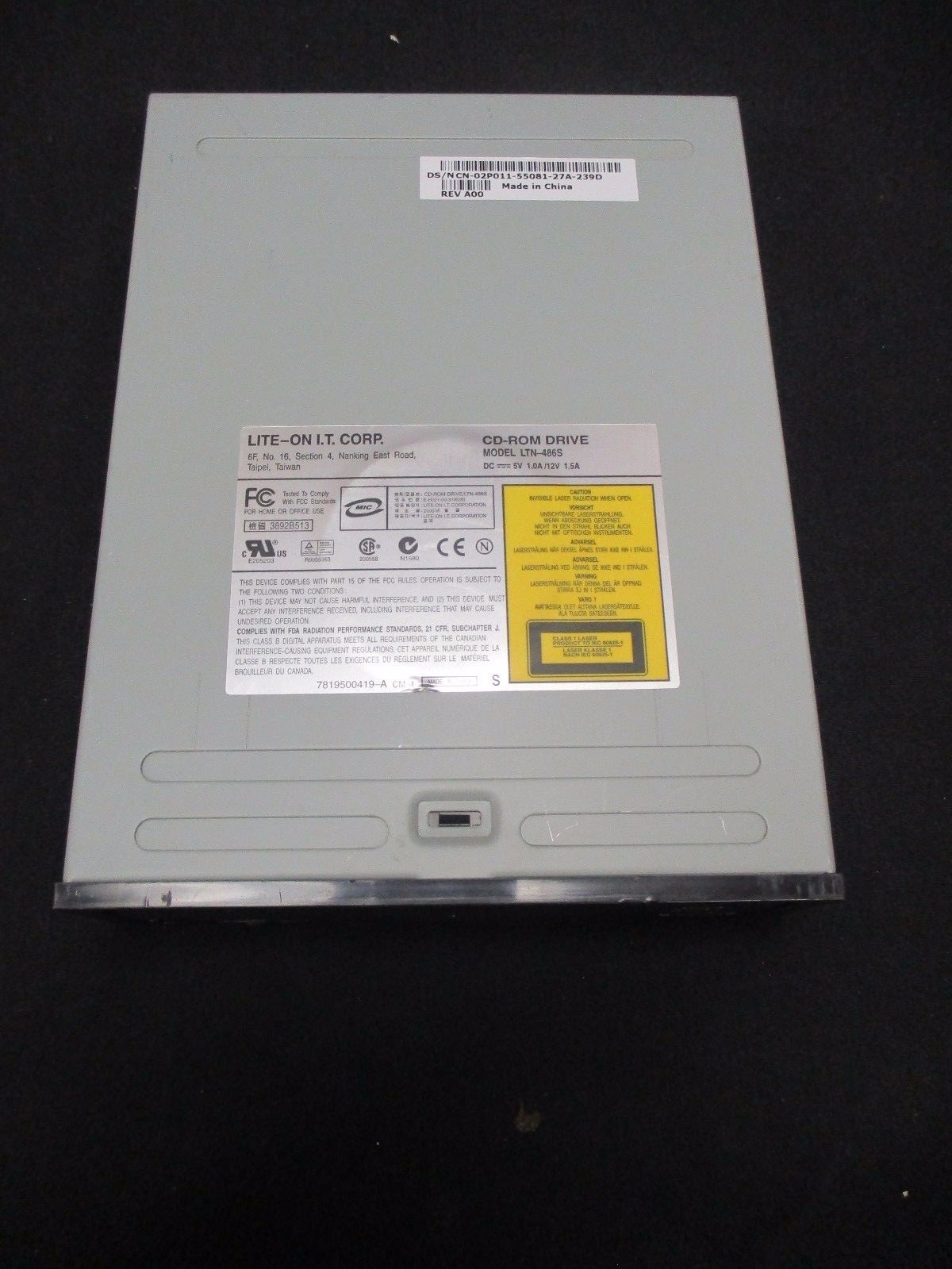 Lite-On I.T. Corp LTN-486S Used CD-ROM Drive