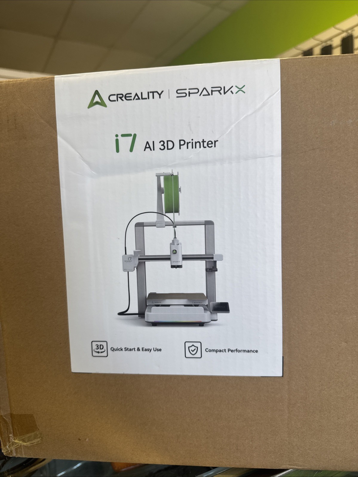 Creality I7 3D Printer - High Speed, Auto-Leveling, RGB Light, Low Noise