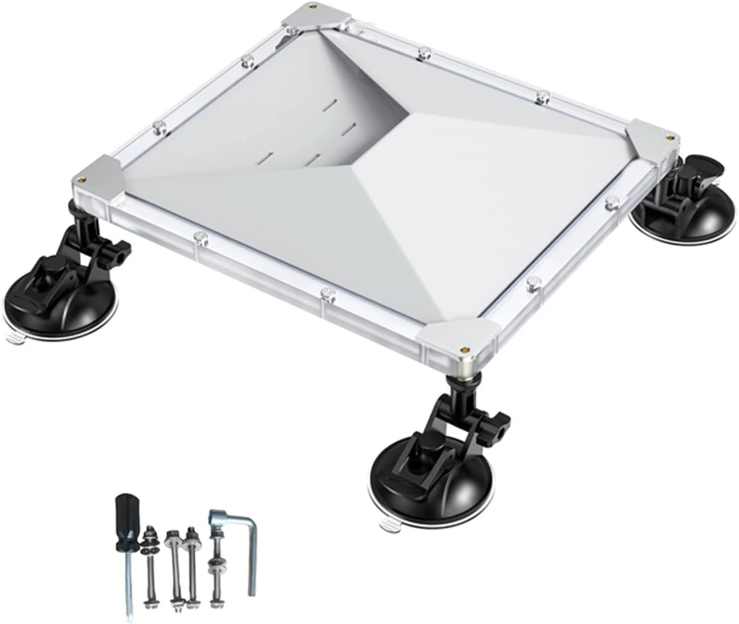 Starlink Mini Protective Cover - All-Weather Suction Mount with 100N+ Grip Force