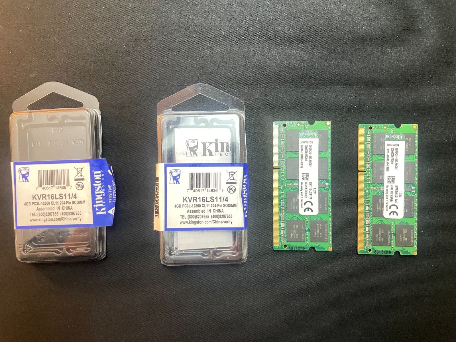MEMORY RAM 2X4GB KINGSTON.