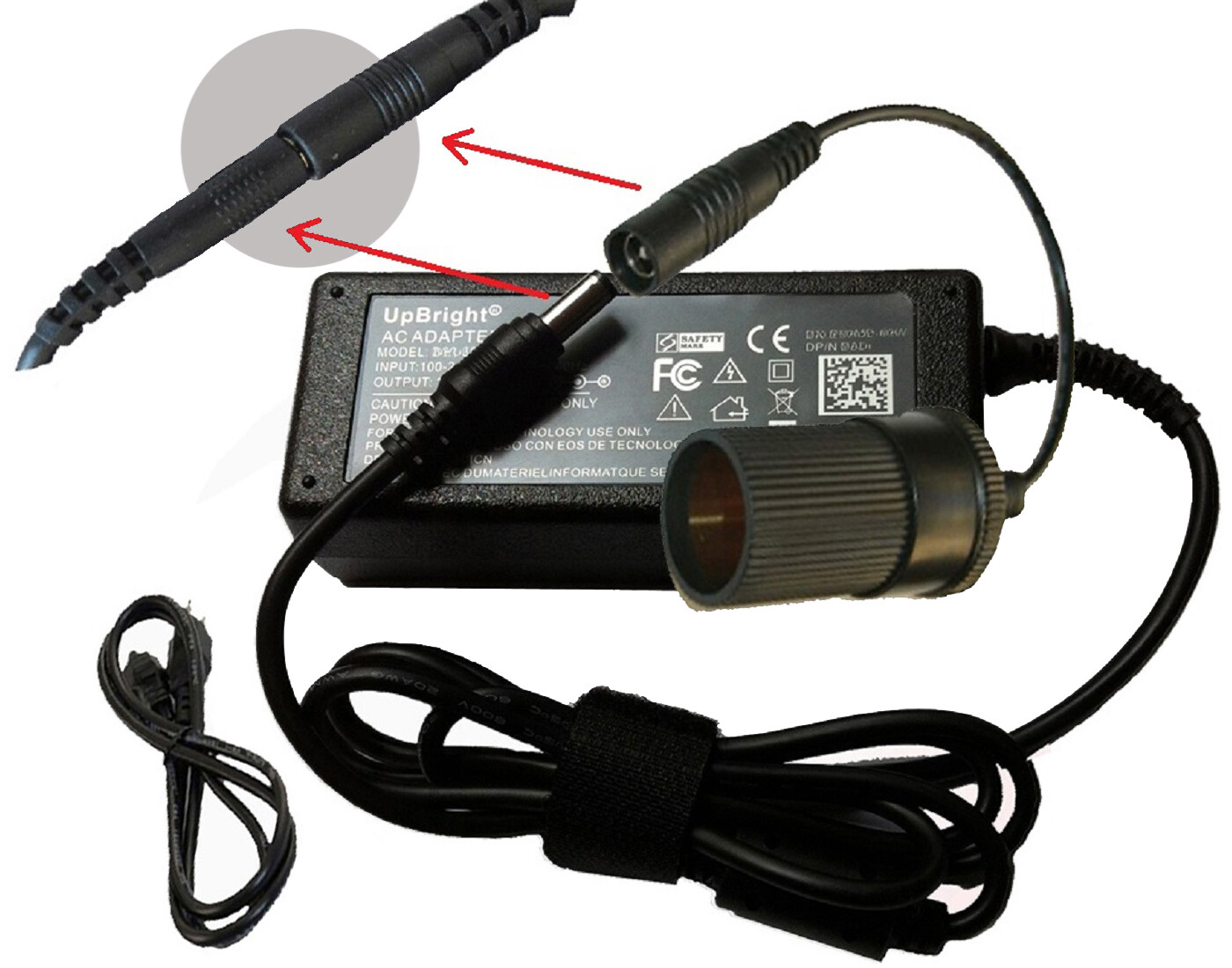 12V 5A AC Adapter Car Charger Converter For Koolatron Fun Kool P25 Cooler Power