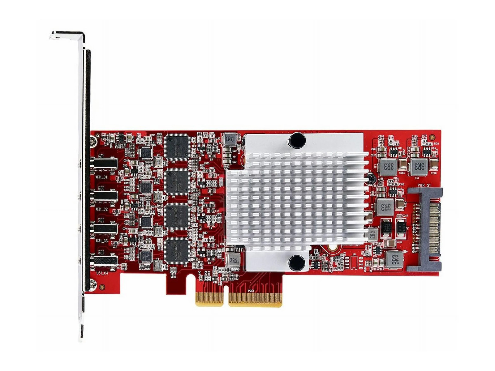 STARTECH P10Q4C-USB-CARD 4-PORT USB TYPE-C PCIE CARD, USB 3.2 10GBPS, USB-C PC