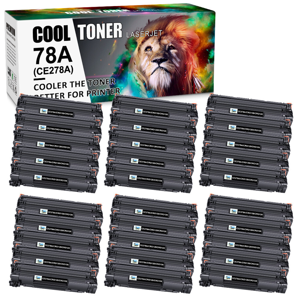 30 Pack CE278A Toner Cartridge For HP 78A LaserJet Pro M1536DNF MFP P1606 P1566