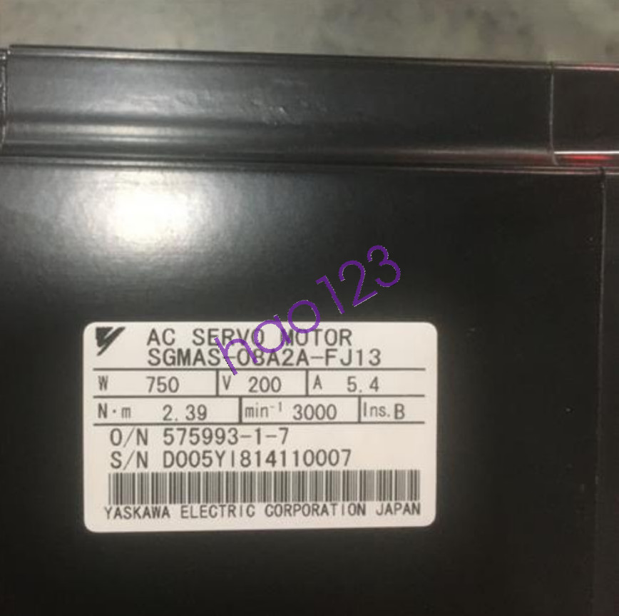 1PC New Yaskawa Servo Motor SGMAS-08A2A-FJ13 In Box Via DHL/FedEx