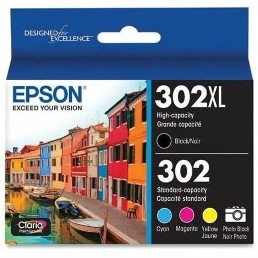 EPSON 302XL Black And 302 Color Ink Cartridge Combo Pack EXP 2026