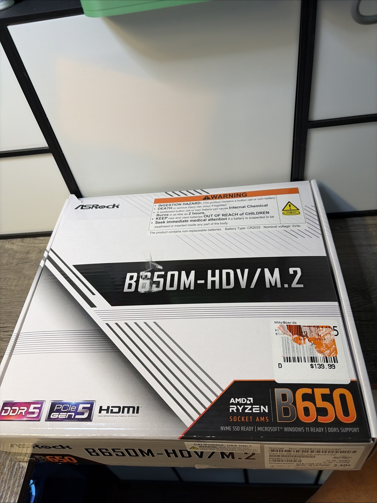 ASRock B650M-HDV/M.2 Socket AM5 MATX