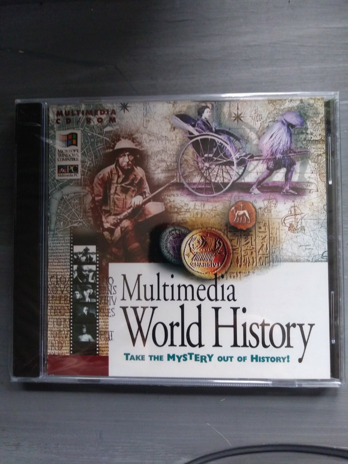 MULTIMEDIA WORLD HISTORY New CD ROM Take The Mystery Out of History Sealed