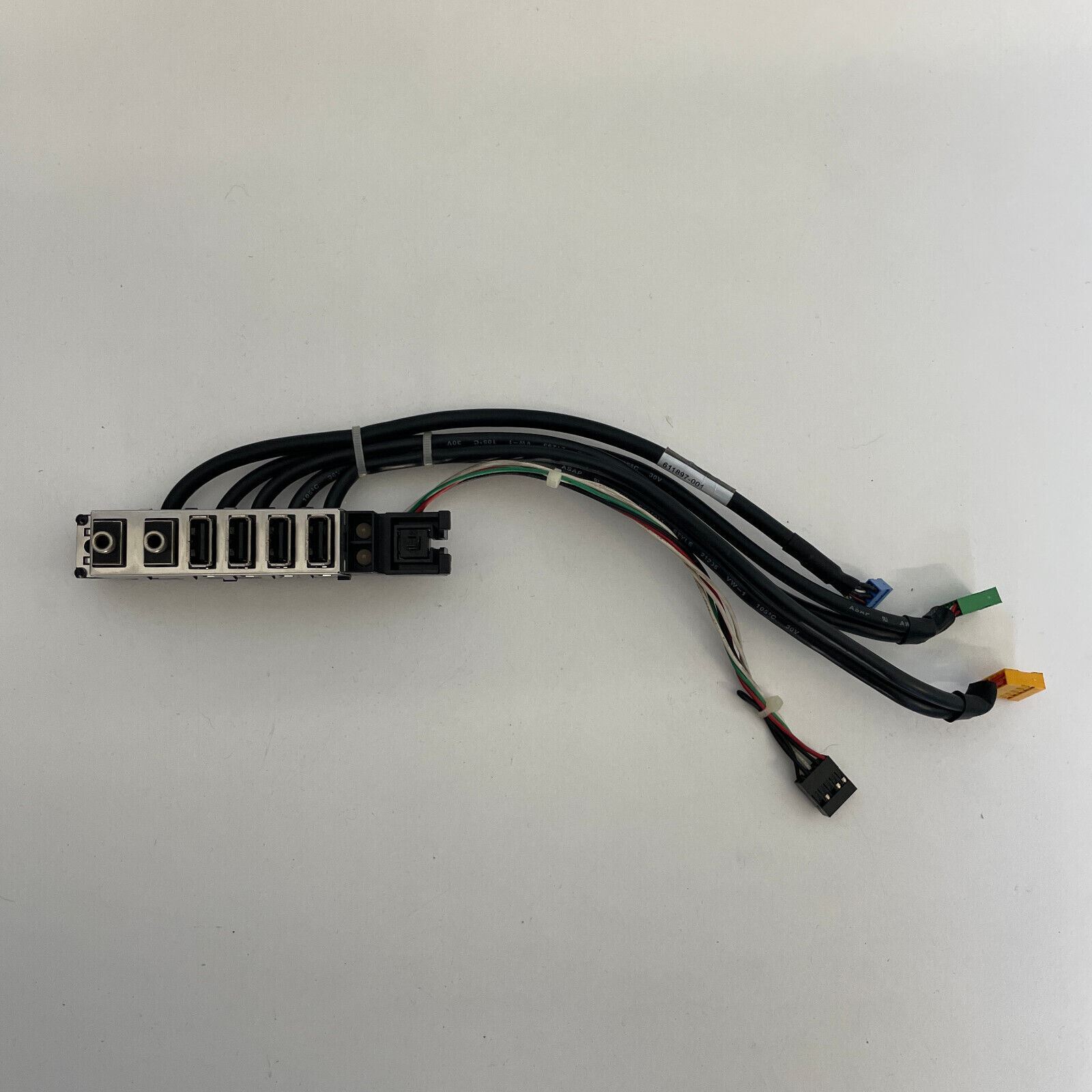 HP Compaq 6200 6300 Elite 8200 8300 Front I/O Panel Power USB Audio 611897-001