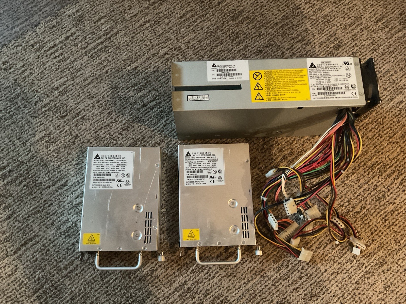 Delta RPS-350 B With 2 DPS-350AB A 350W Power Supply - Works