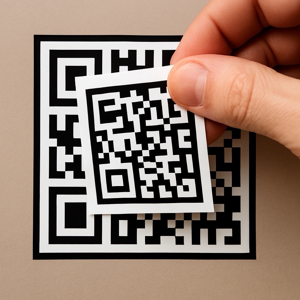 Funny - F You QR Code Prank, Real Scannable Decal for Office, Tumblers, Journal