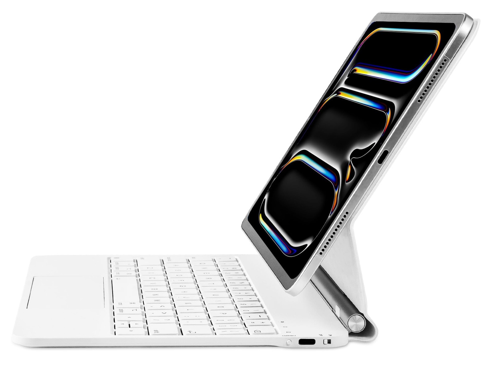 InUnion Magic Keyboard for iPad Pro 13 Inch 13 m4 2024, white