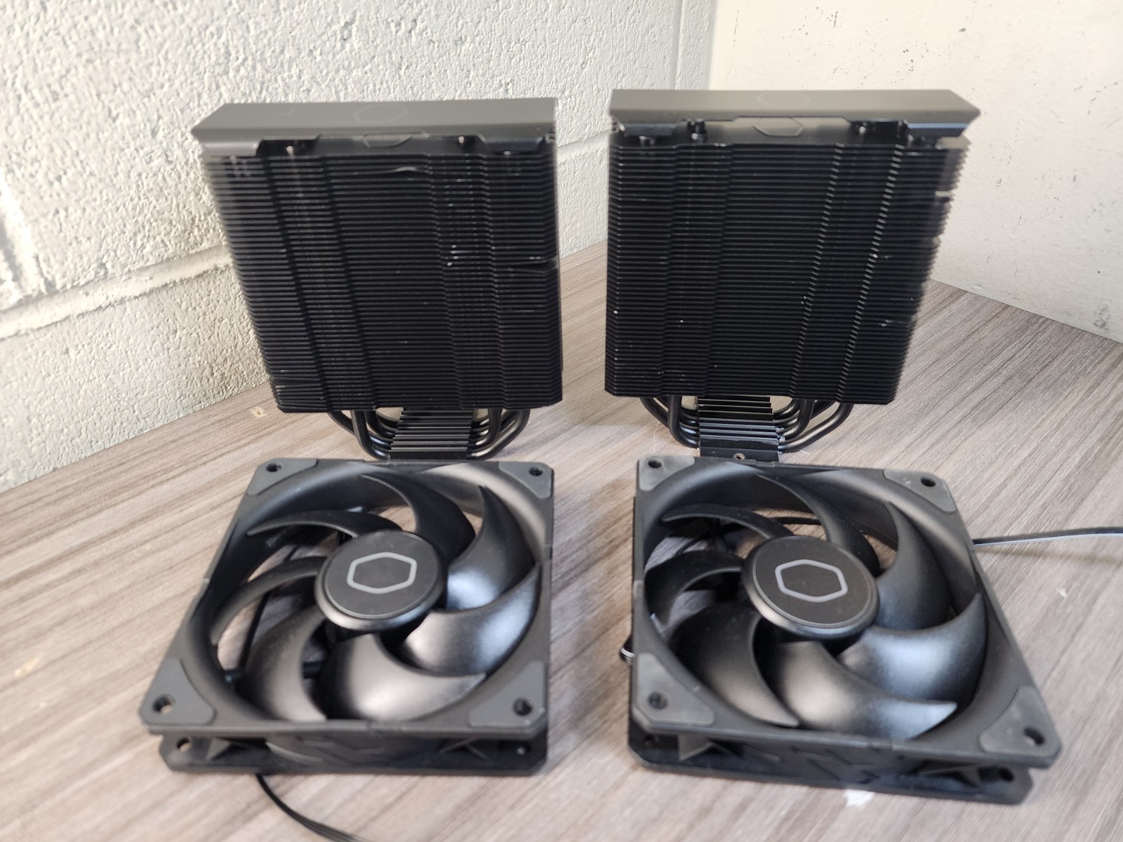 LOT OF 2 Cooler Master Hyper 212 Black CPU Air Cooler