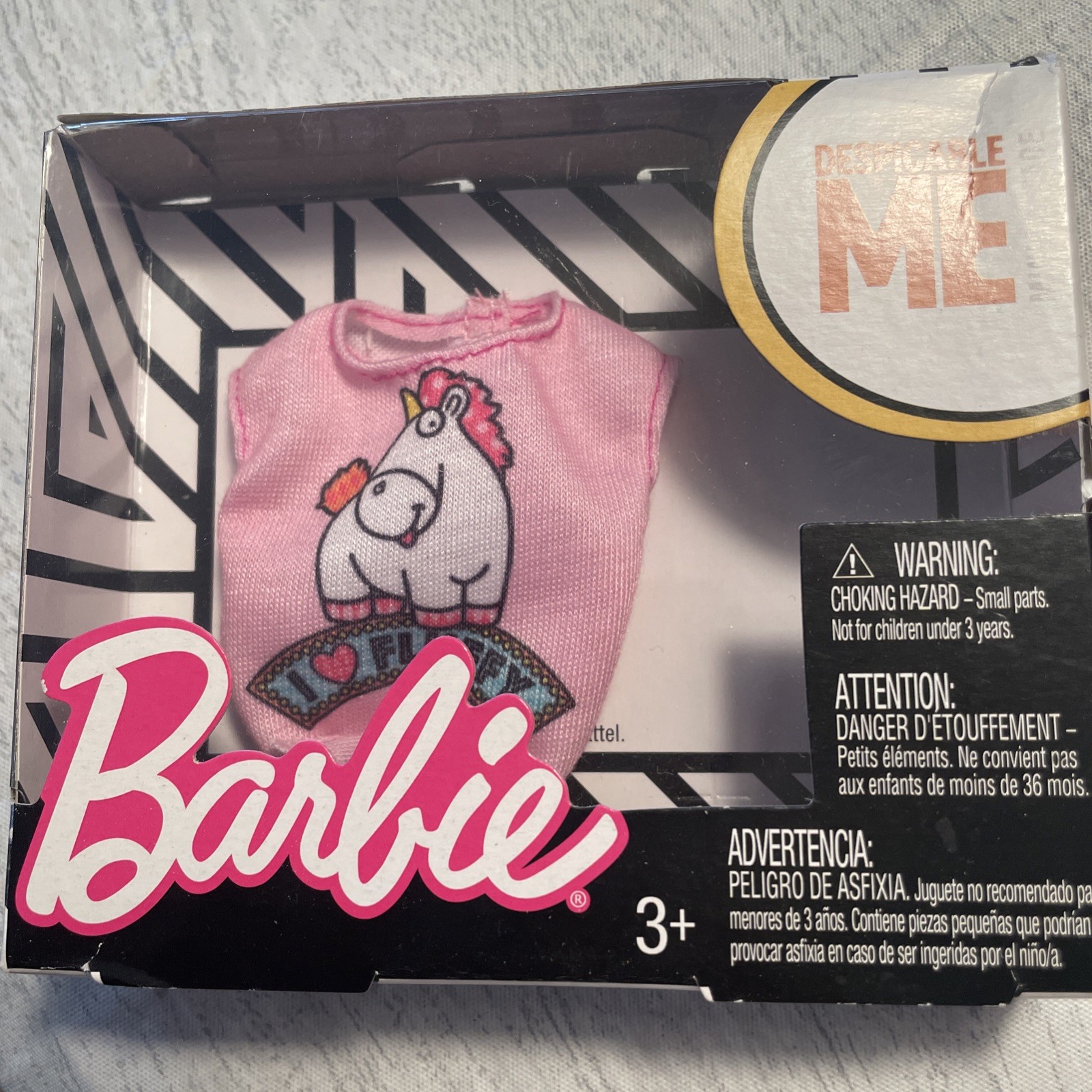Barbie Despicable Me Unicorn Tee