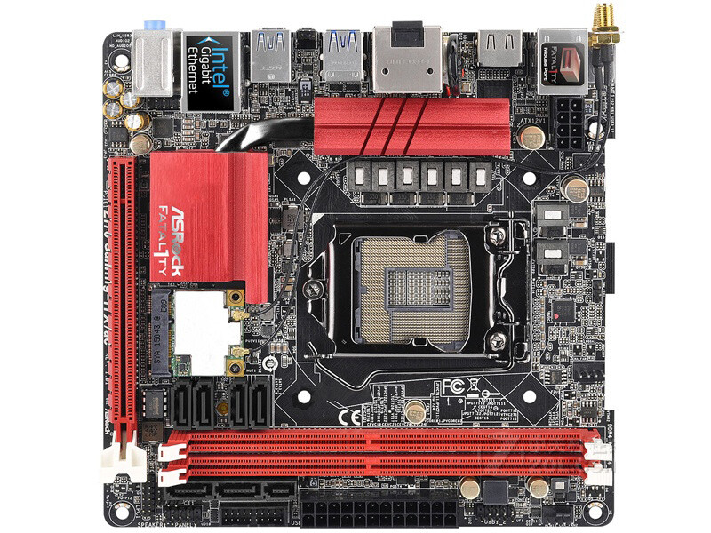 For ASROCK Z170 GAMING-ITX/AC motherboard Z170 LGA1151 DDR4 32G HDMI+DP Tested