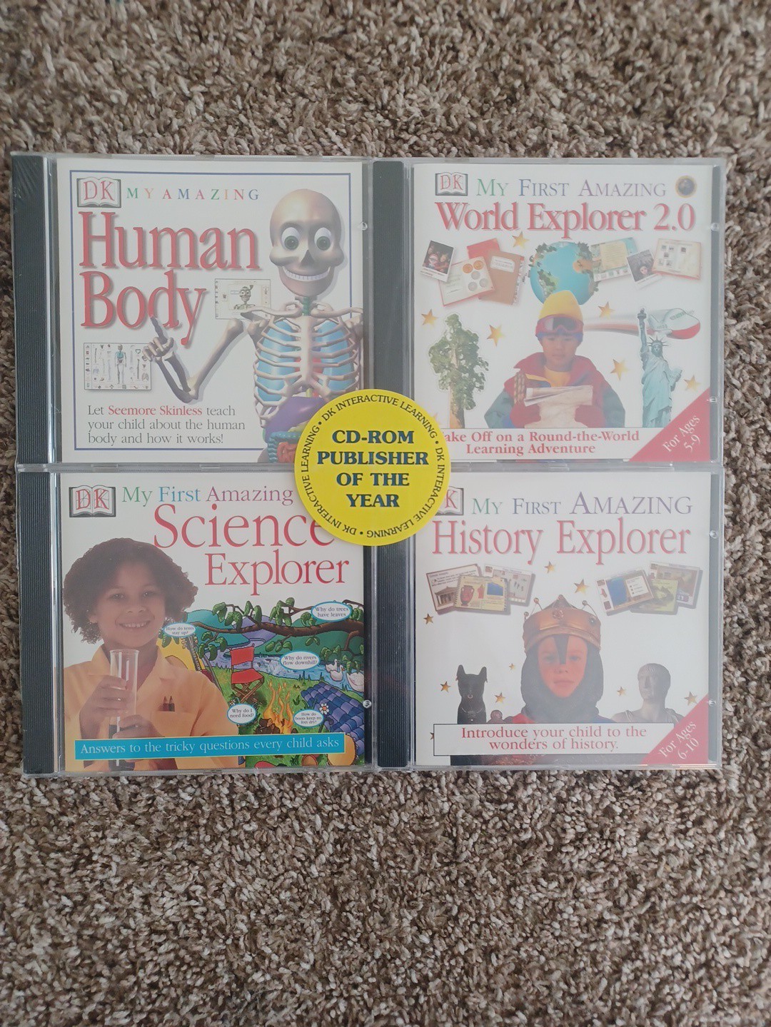 DK: My First Amazing Science Explorer, Human Body, World Explorer, HX CD-ROM