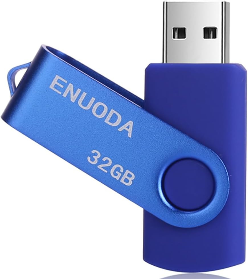 32GB Flash Drive ENUODA 1 Pack Thumb Drive 32GB USB 2.0 Memory Stick Jump Drive