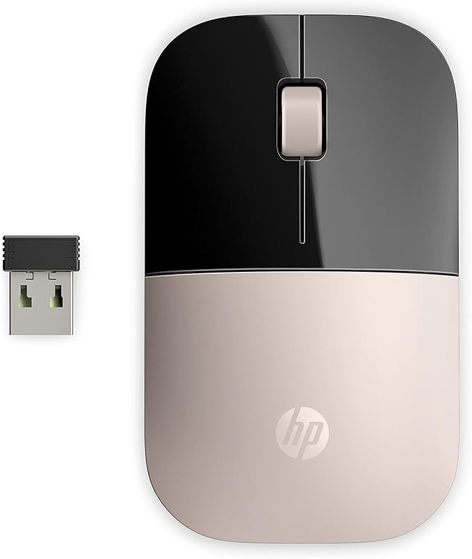 HP Z3700 Wireless Mouse Pale Rose Gold/Glossy Black 8EB14AV  Genuine USA Seller