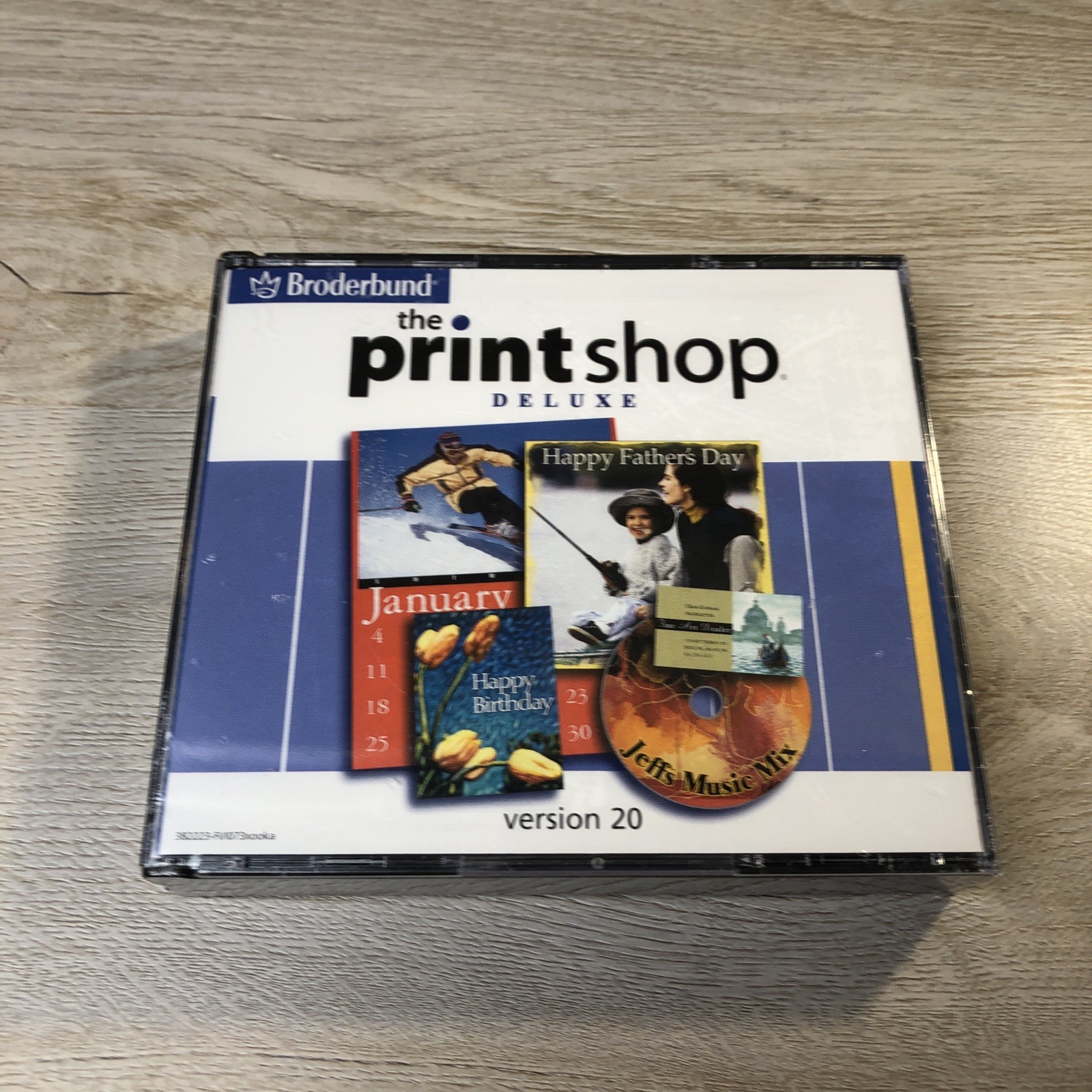 Broderbund THE PRINTSHOP DELUXE Version 20 Software Sealed NEW